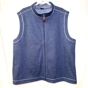 Wilkens Bros Blue Cotton Polyester Golf Vest XXL